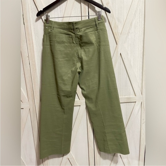 A.L.C Teddy Straight Leg Kick Cropped Pant Sage Size 4 - Picture 5 of 9